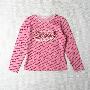 Mezzo Piano AOP music note long sleeve from japan